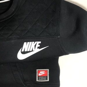 Black Pleated Nike Pullover